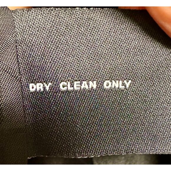 ANNE KLEIN Classic Black Belted Trench Coat, Sz S - Picture 14 of 14